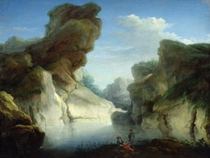 接近湖的渔夫 作者 安托万·勒贝尔